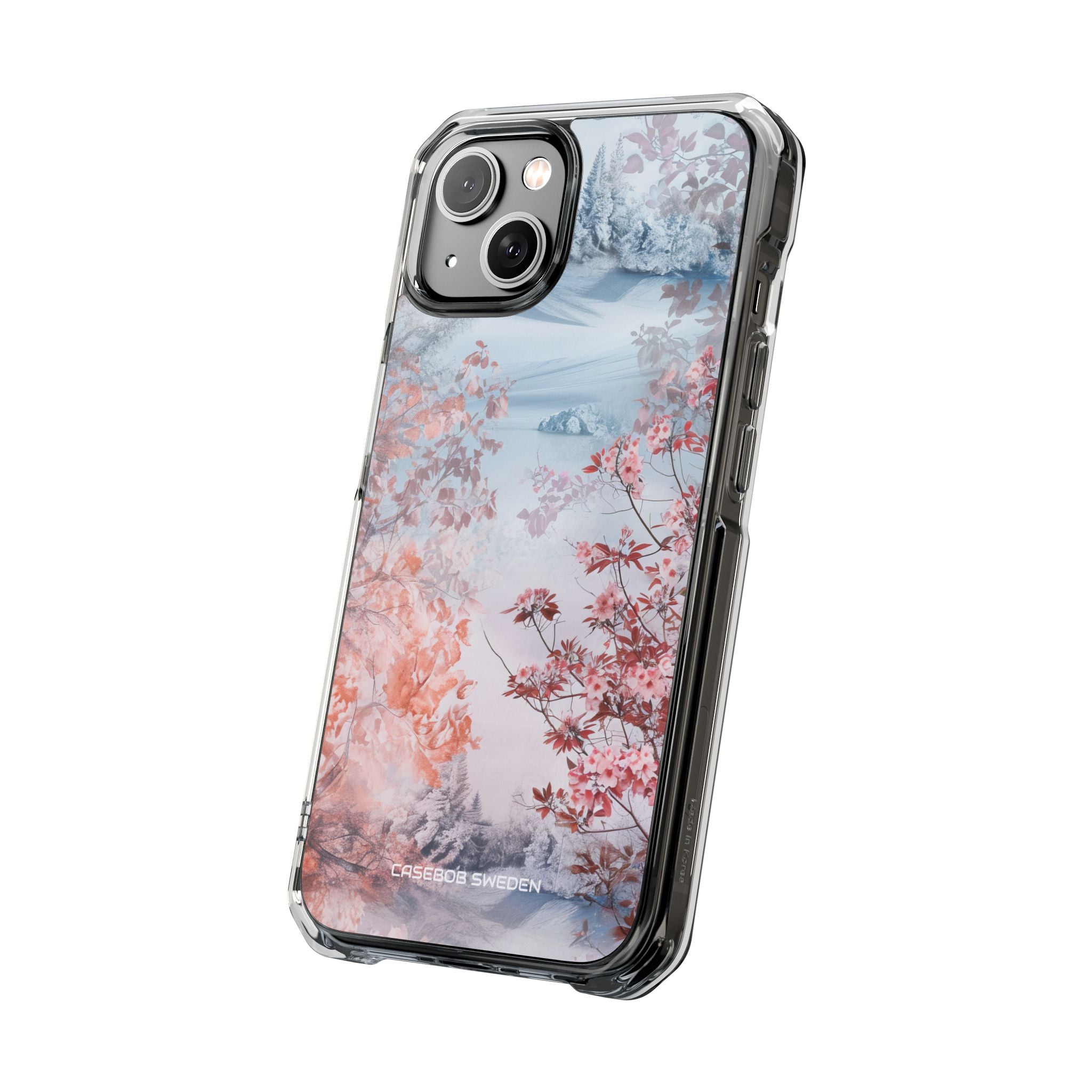 Floral Serenity Case - Clear Impact iPhone 14 Phone Case