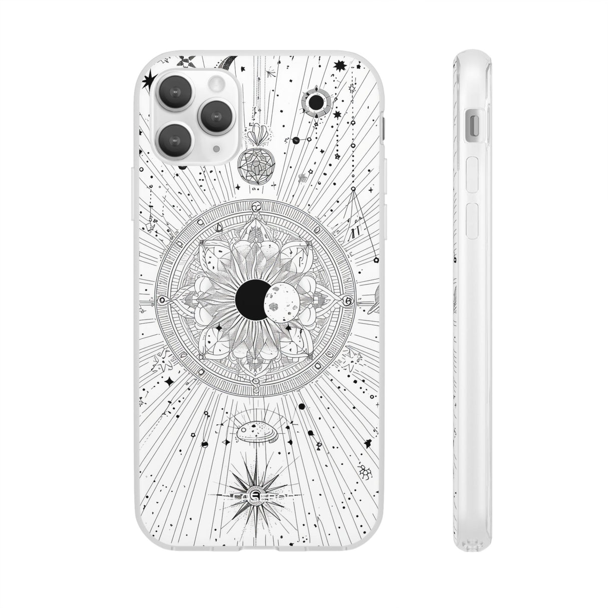 Himmlisches Mandala Mystique | Flexible Handyhülle für iPhone