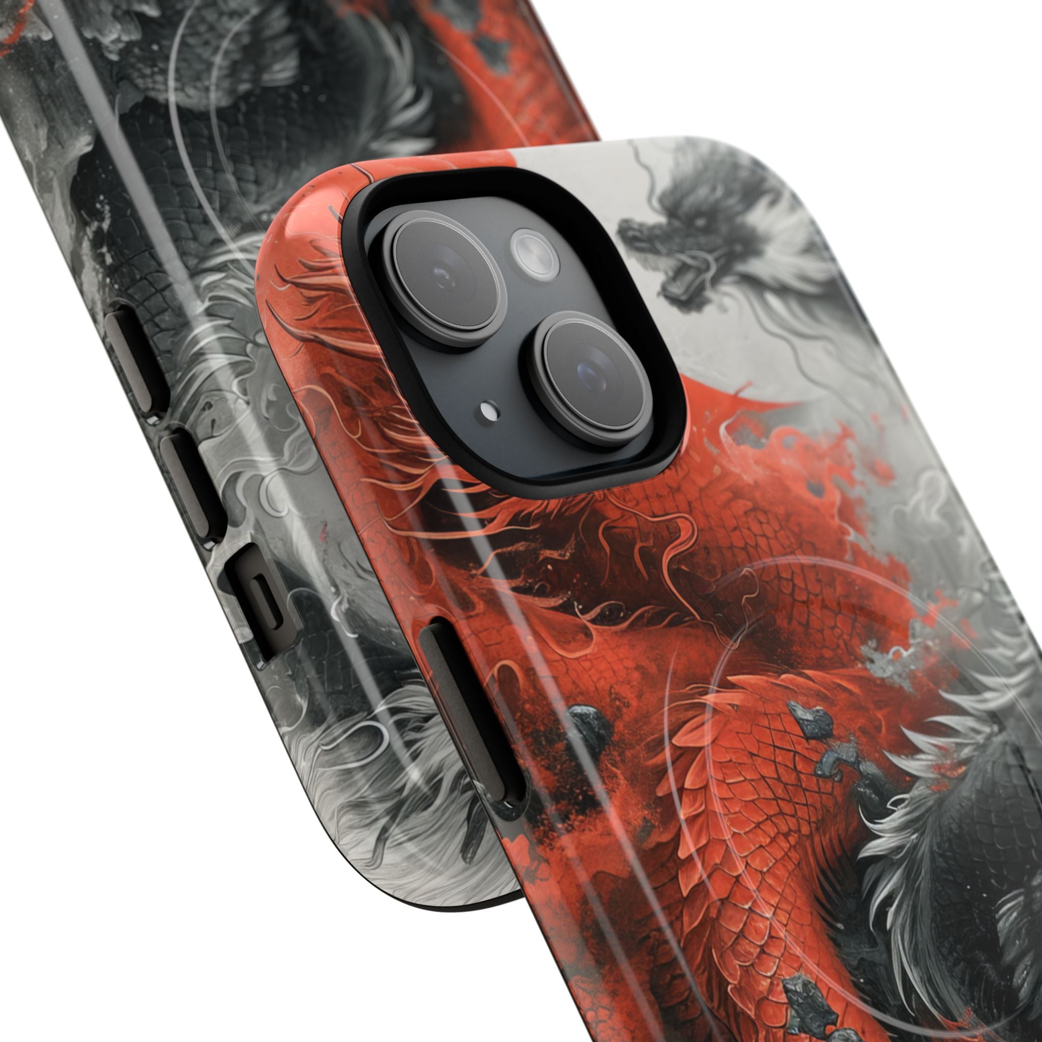 Zen Dragon Harmony iPhone 15 | Tough+ Phone Case