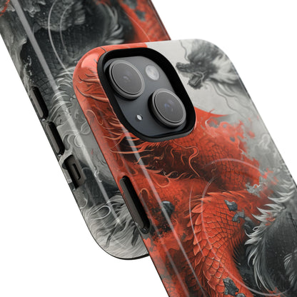 Zen Dragon Harmony iPhone 15 | Tough+ Phone Case