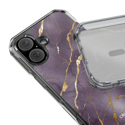 Golden Veins Flowing iPhone Case - Impact