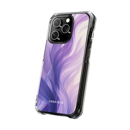Purple Ribbon Waves iPhone 14 Pro Case - Impact
