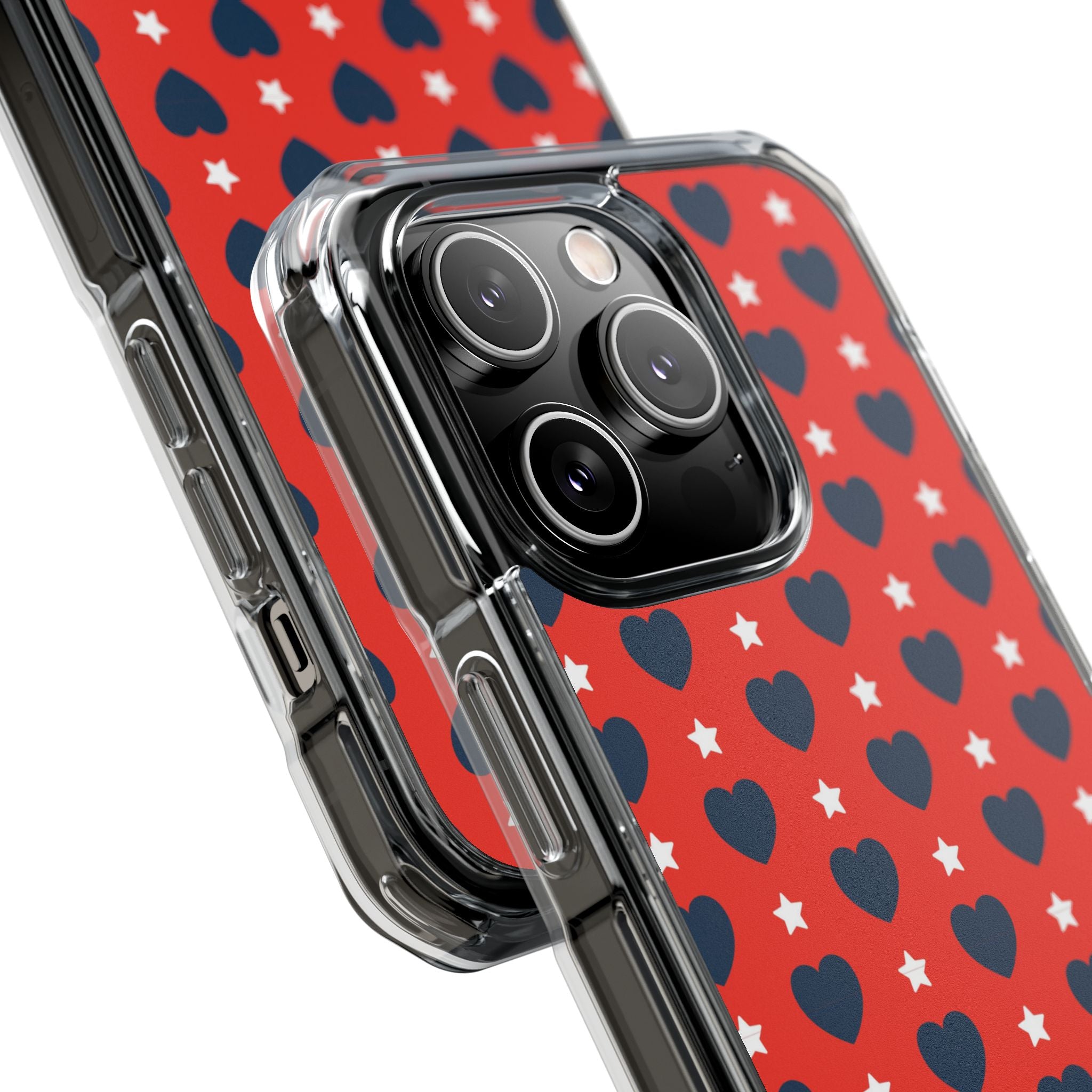 Hearts Embrace Stars iPhone Case - Impact