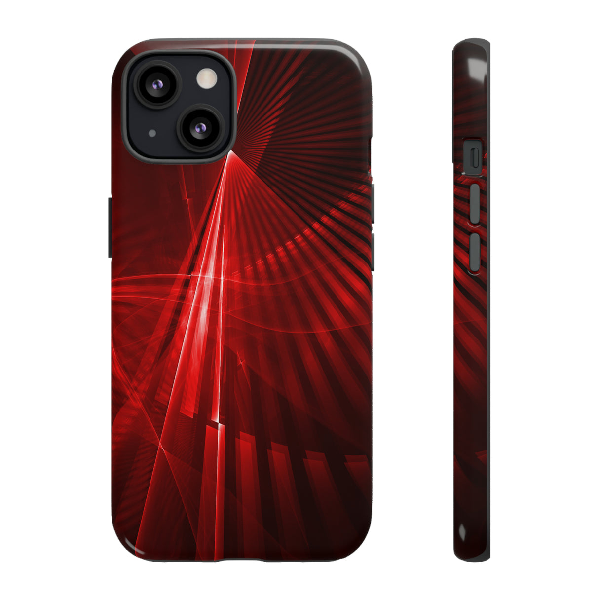 Red Disco Lights - Protective Phone Case