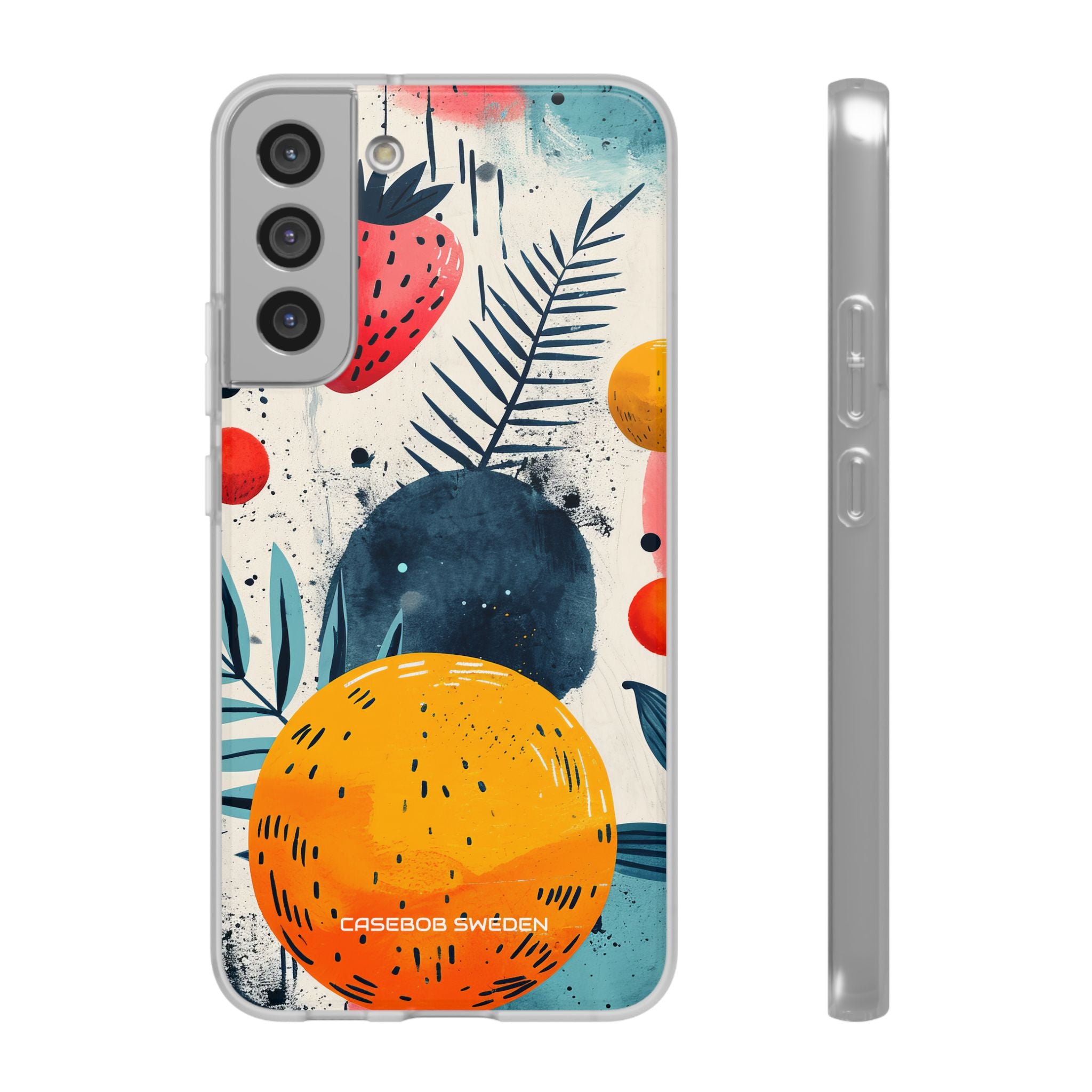 Vibrant Fruit Canvas - Flexi Samsung S22 Phone Case