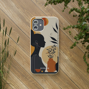 Modern Silhouette Tranquility | Biodegradable Phone Case