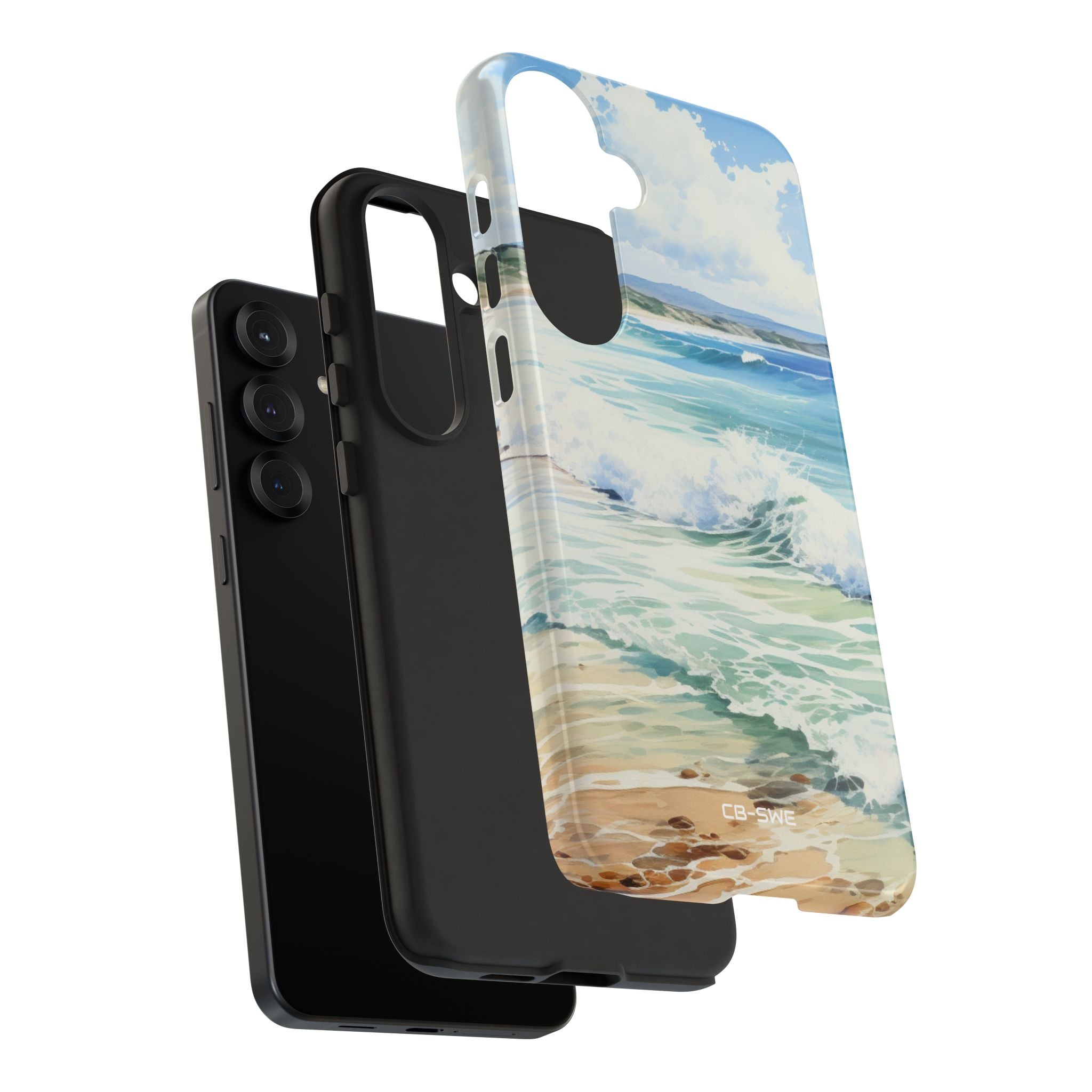 Serene Coastal Watercolors - Samsung Case
