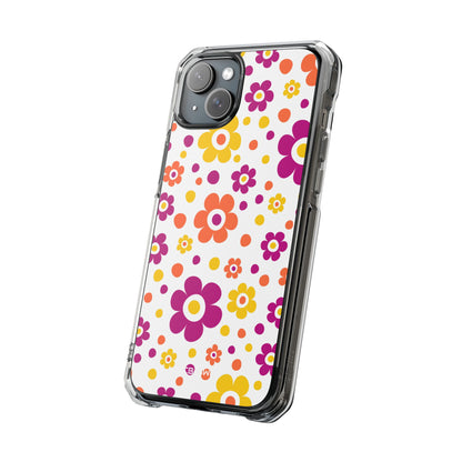 Retro Floral Playfulness iPhone Case - Impact