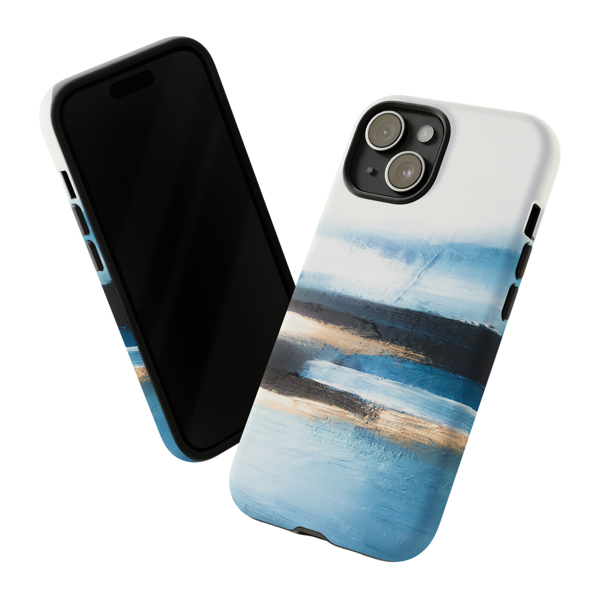 Oil Painting - Abstract Blue - Protective Phone Case