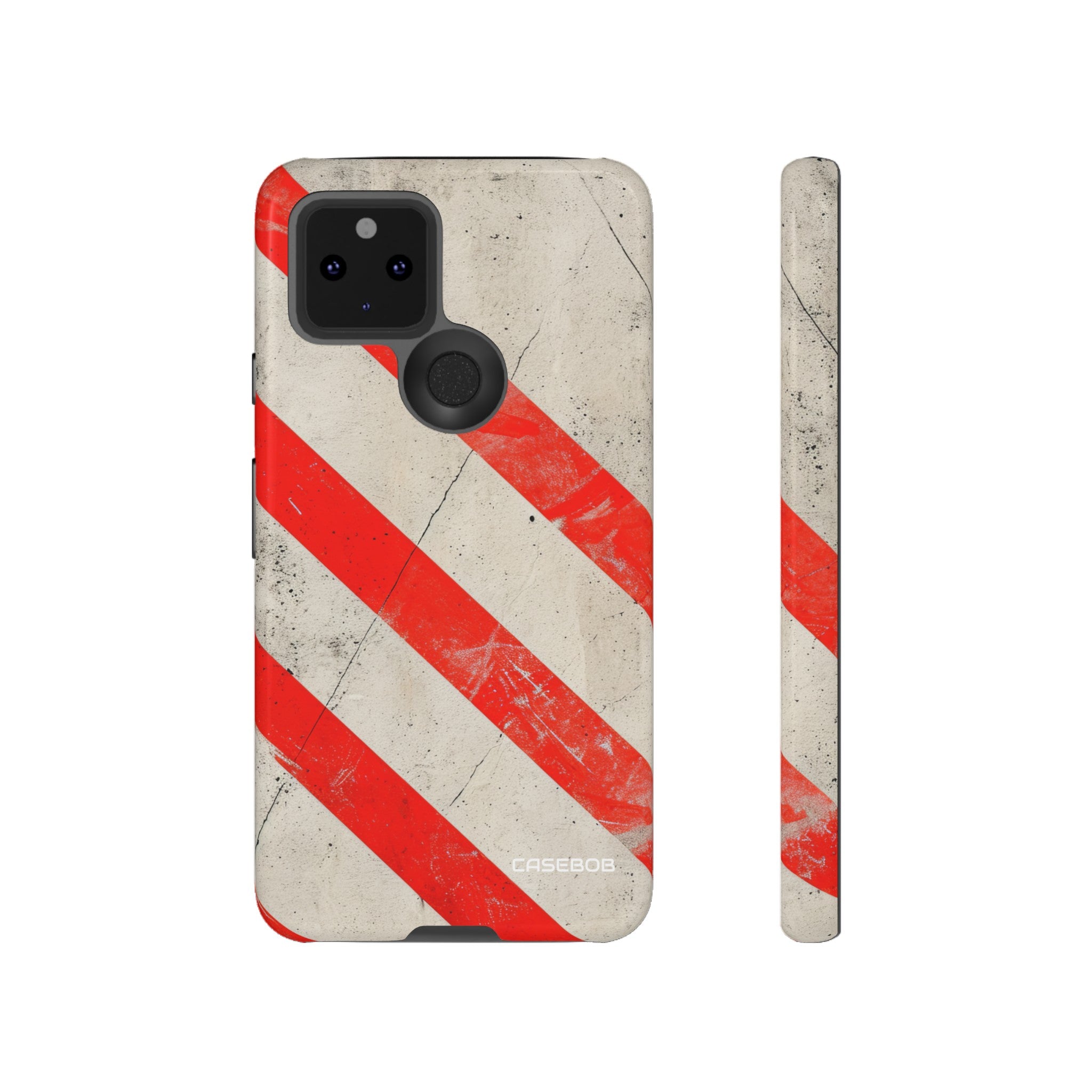 Crimson Line Minimalism - Protective Phone Case