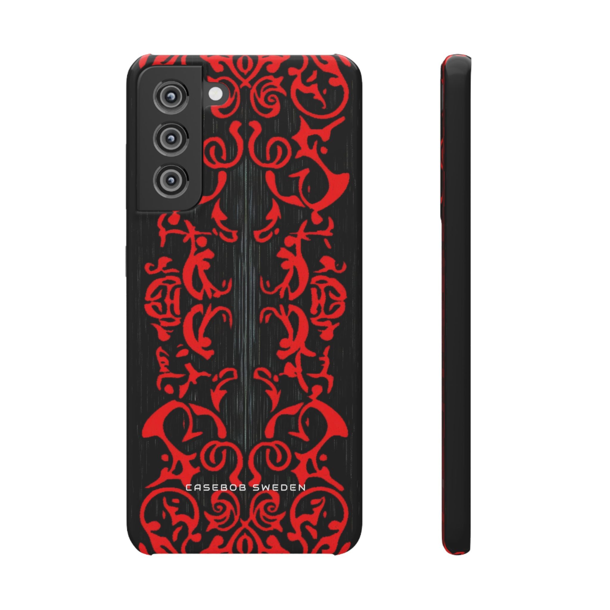 Gothic Crimson Symmetry Samsung S21 - Slim Phone Case