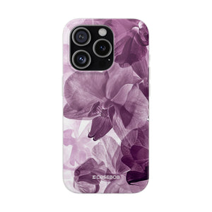 Strahlendes Orchideen-Design | Handyhülle für iPhone (flexible Hülle) 