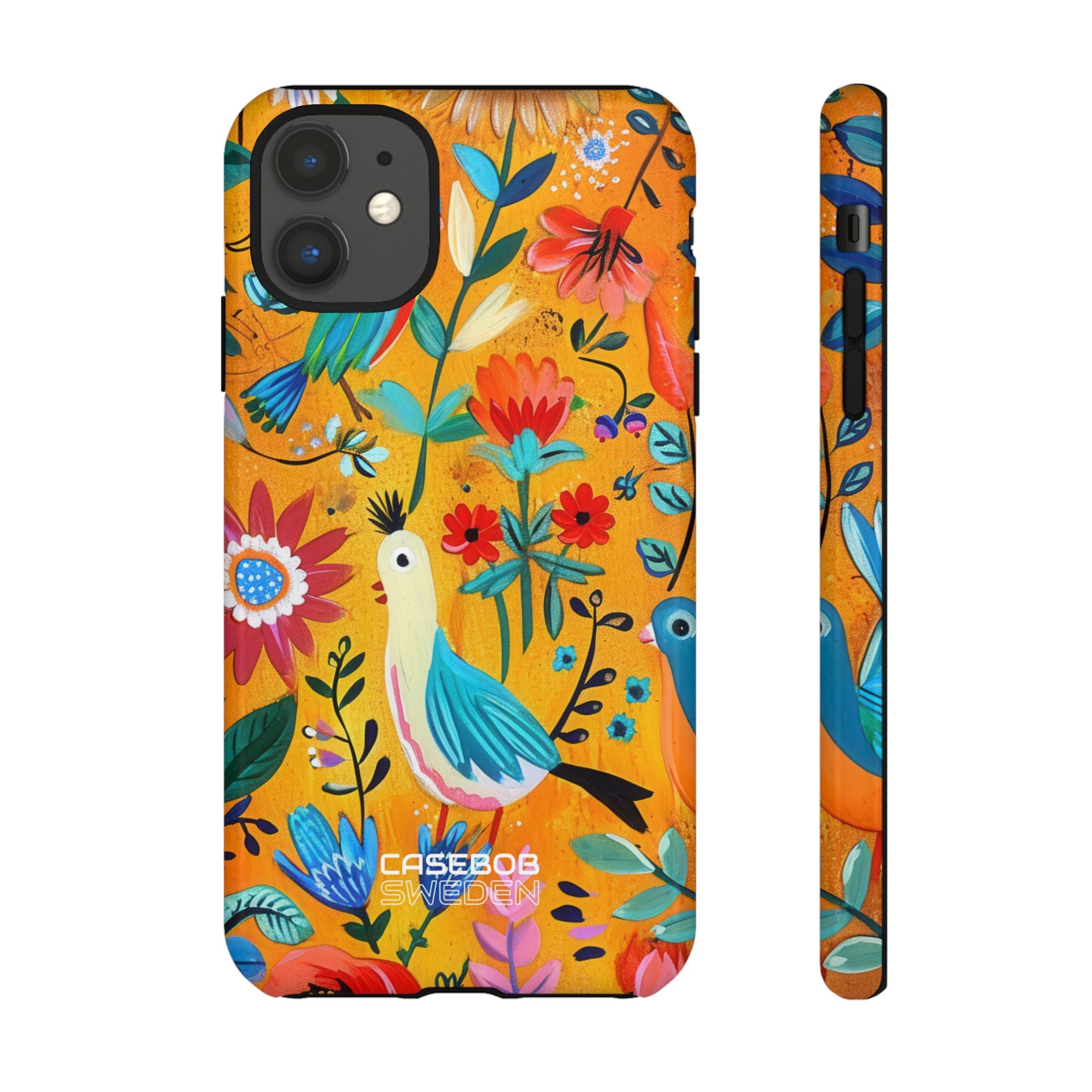 Whimsical Birds Garden iPhone 11 - Tough