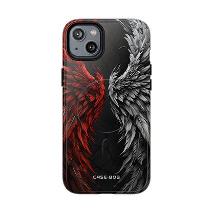 Crimson White Wings iPhone 14 Plus Case - Tough+