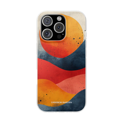 Sunburst Waves - Flexi iPhone 16 Phone Case