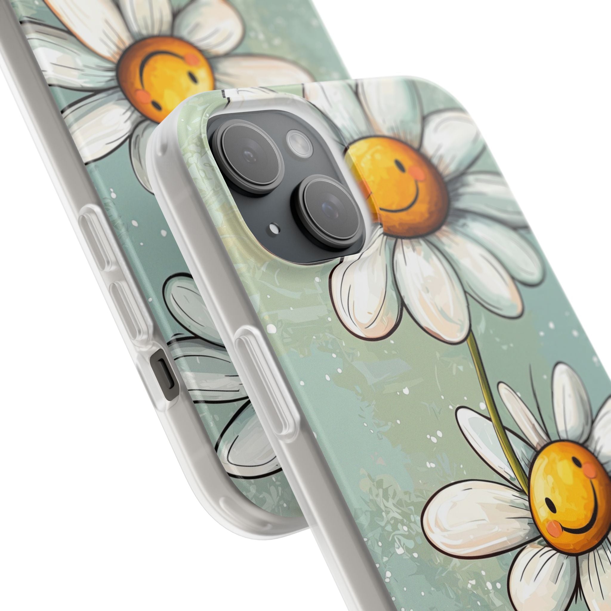 Sunny Daisy Smiles iPhone 15 Plus Case - Soft