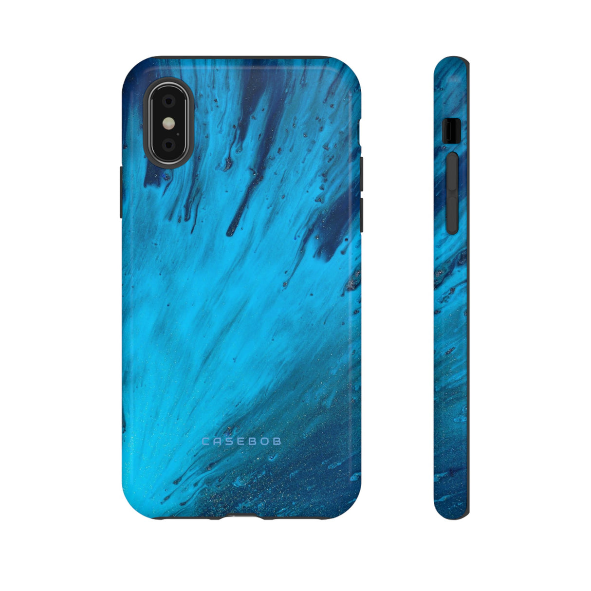 Light Blue Ink Art | Phone Case