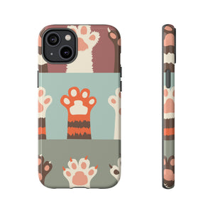 Vintage Cat Paw - Protective Phone Case