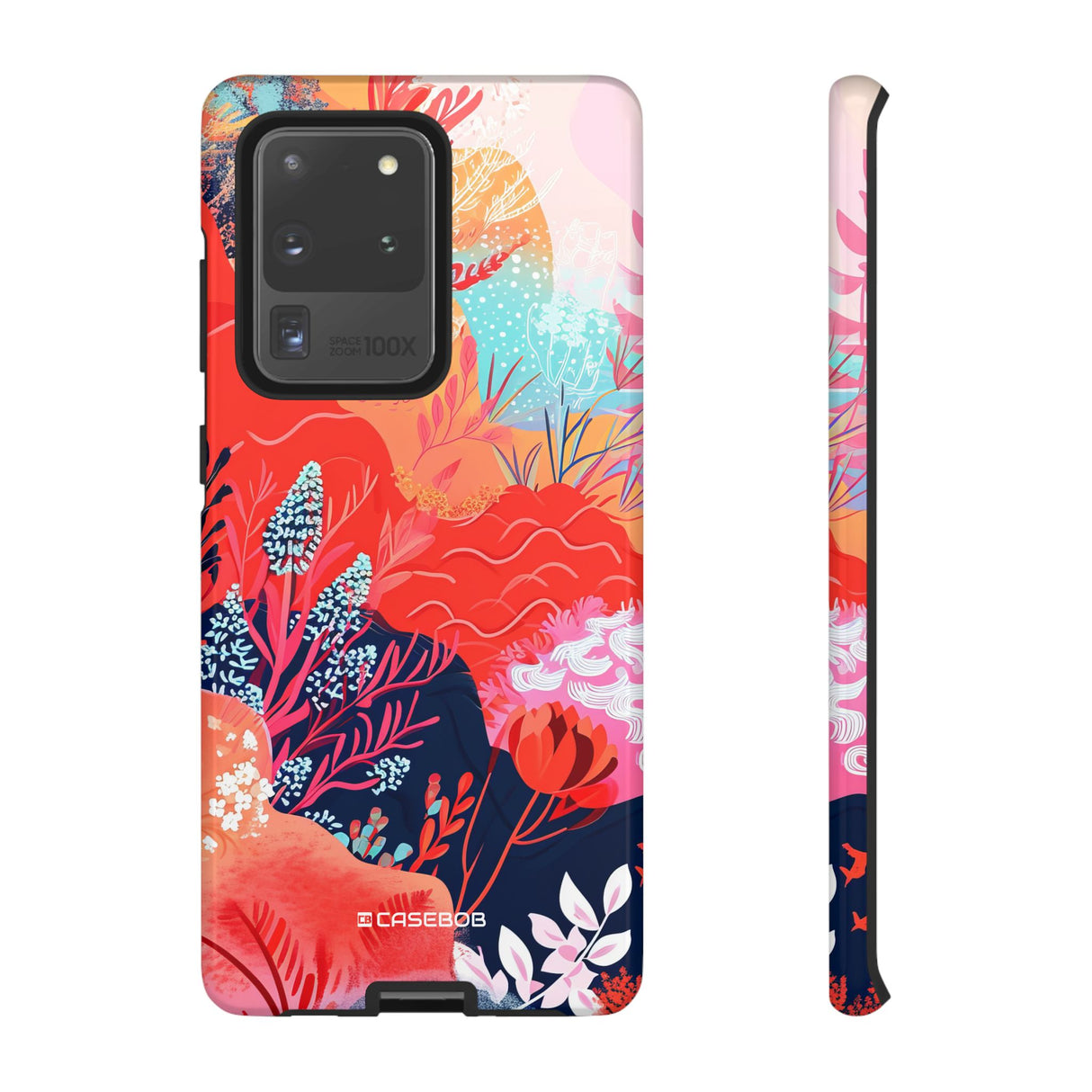 Living Coral Design | Handyhülle für Samsung (Schutzhülle)