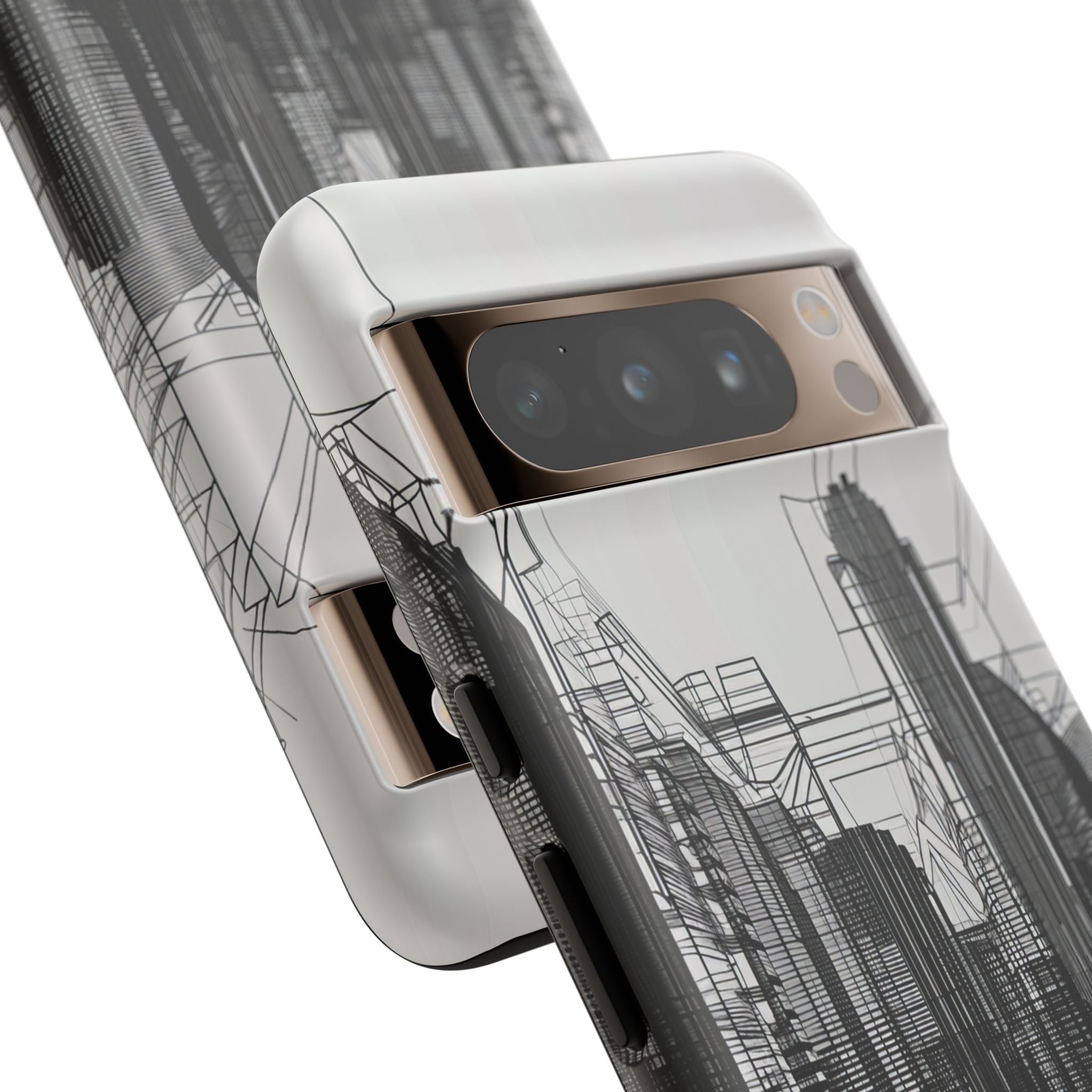 Urban Wireframe - Phone Case for Google Pixel