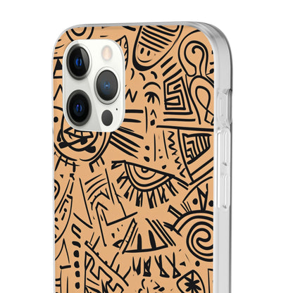 Mystic Tribal Geometry | Flexible Phone Case for iPhone