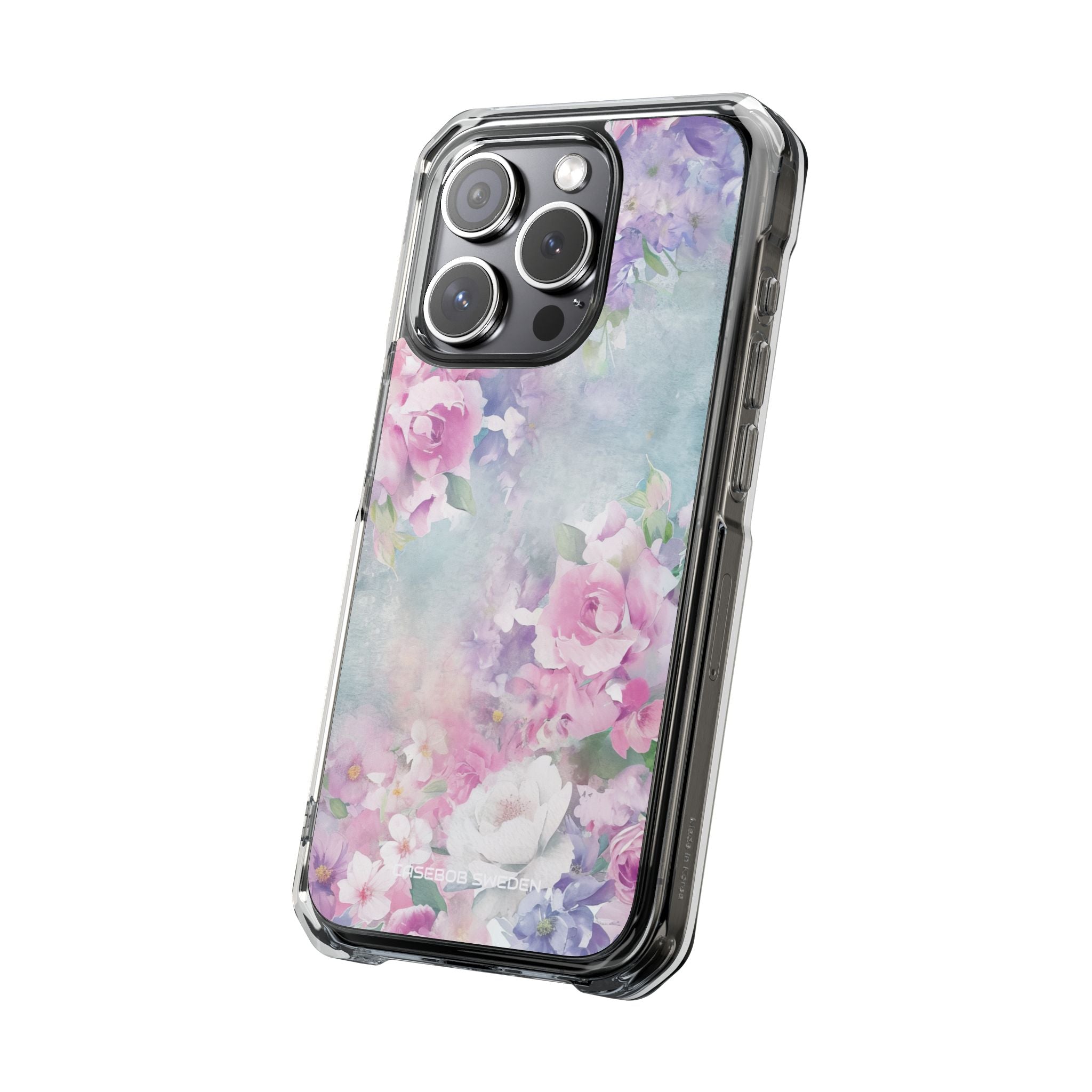 Dreamy Floral Watercolor - Clear Impact iPhone 15 Phone Case