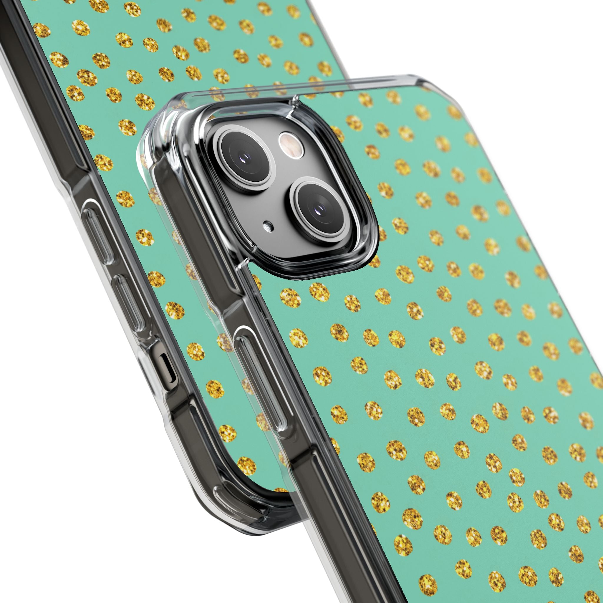 Golden Dots Dance iPhone Case - Impact