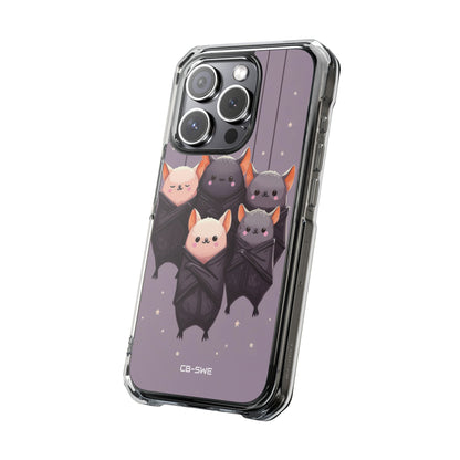 Playful Bats Hang iPhone Case - Impact