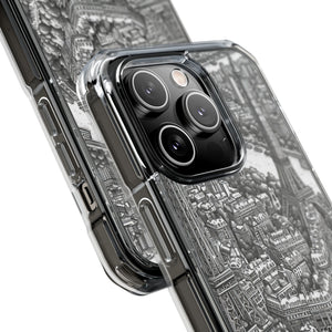 Timeless Cityscape - Phone Case for iPhone (Clear Impact - Magnetic)