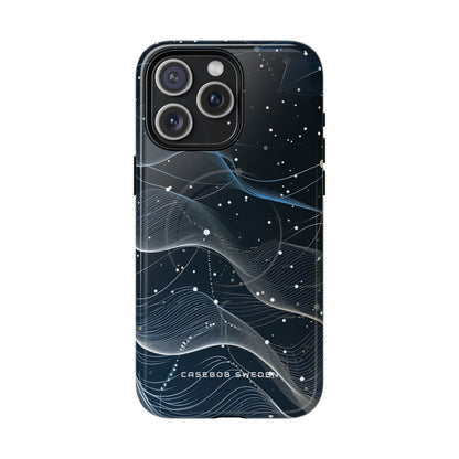 Gradient Neural Waves iPhone 15 | Tough+ Phone Case