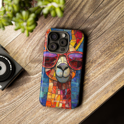 Llama Glow iPhone 15 Pro Case - Tough