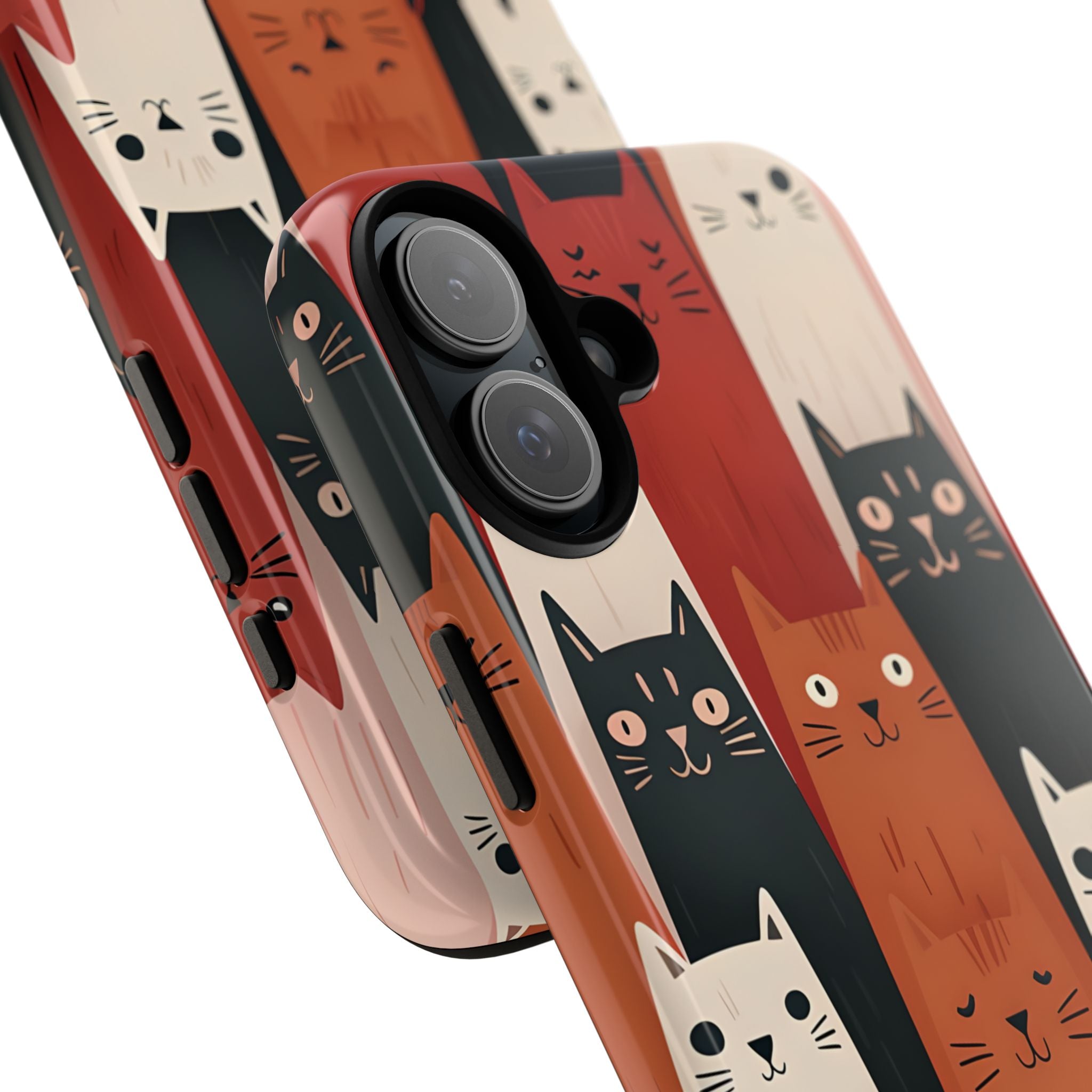 Cat Cascade iPhone 16 Plus Case - Tough