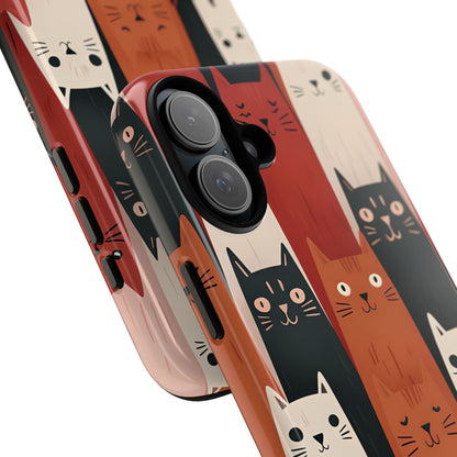 Cat Cascade iPhone 16 Plus Case - Tough