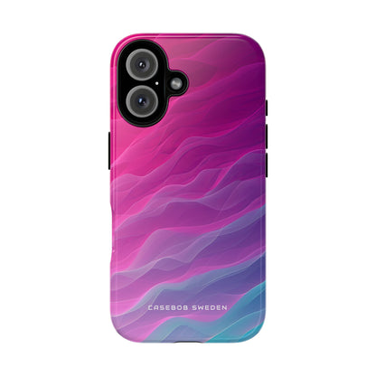 Gradient Oceanflow Waves iPhone 16 - Tough Phone Case