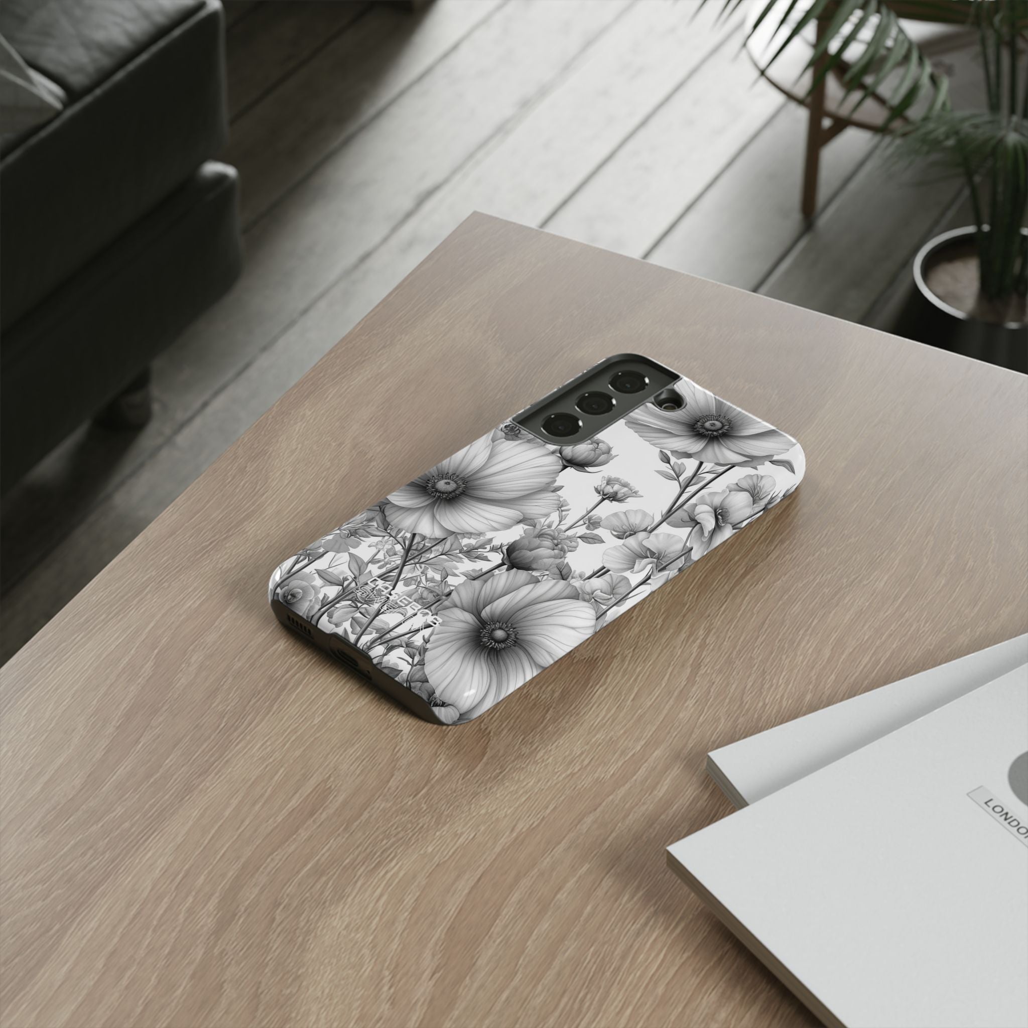 Vintage Floral Etching  Samsung S22 - Tough