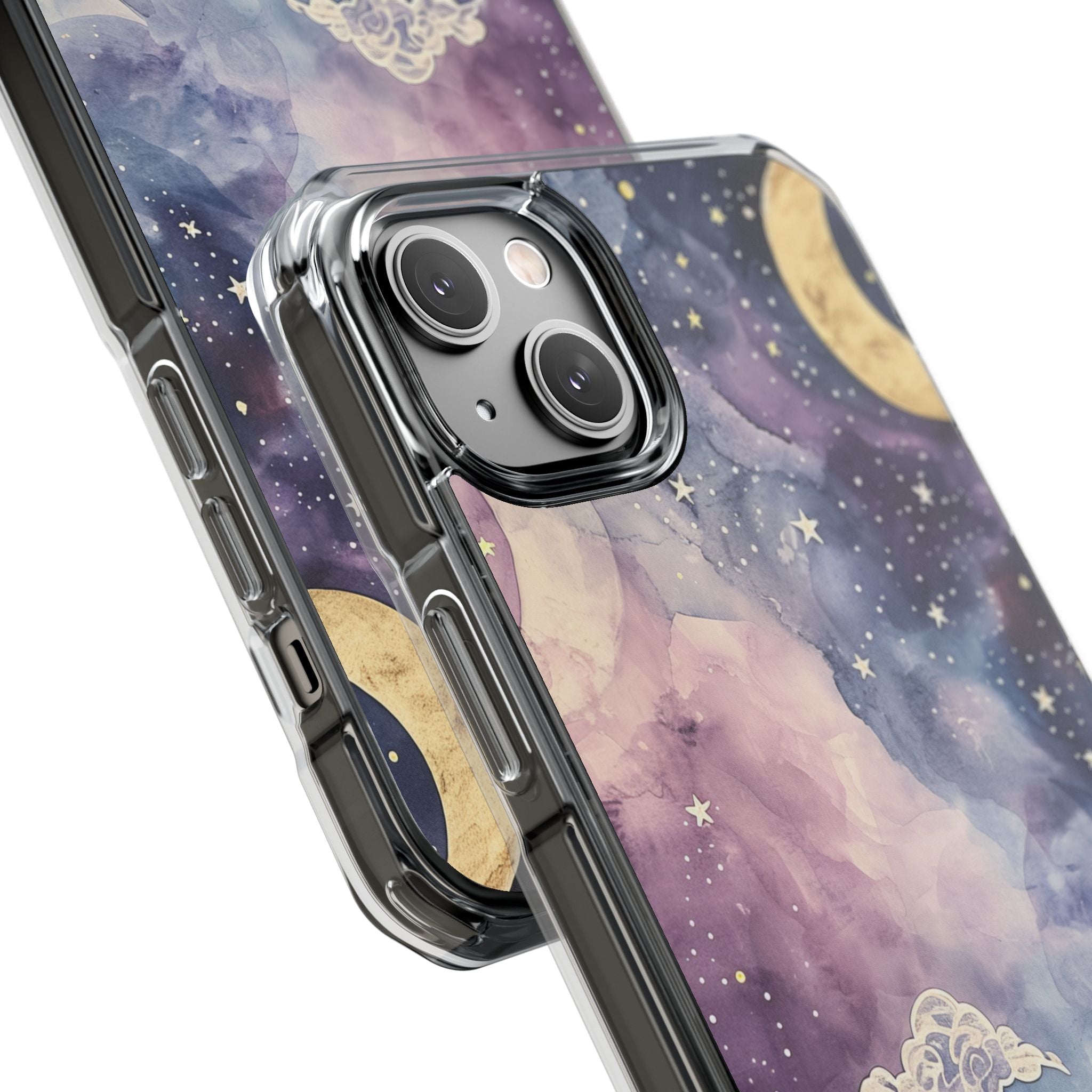 Dreamy Celestial Night - Clear Impact iPhone 14 Phone Case