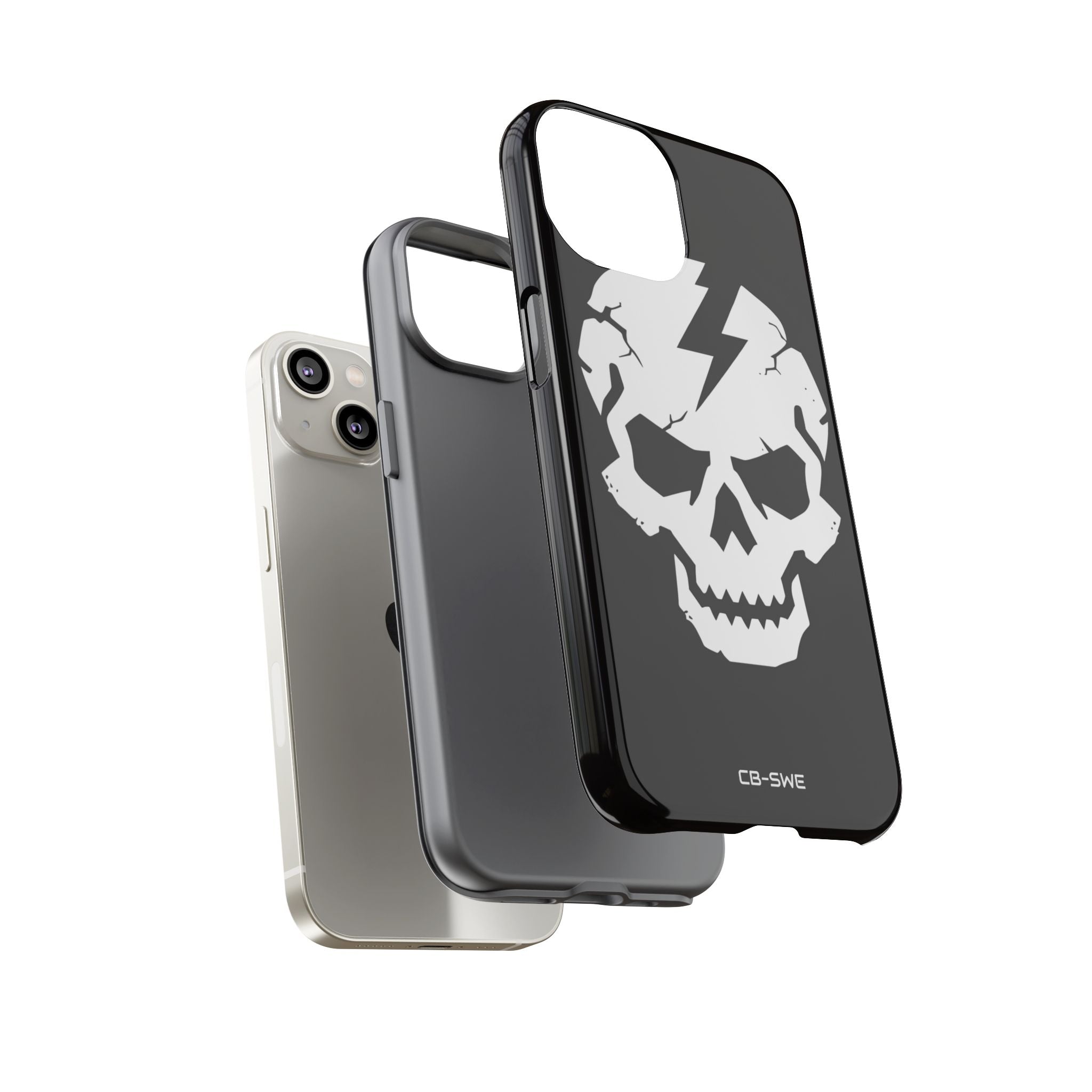 Cracked Skull Drama - iPhone Case