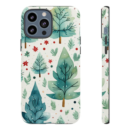 Joyful Evergreen Dance - iPhone Case