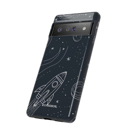 Cosmic Doodle Adventure - Phone Case for Google Pixel