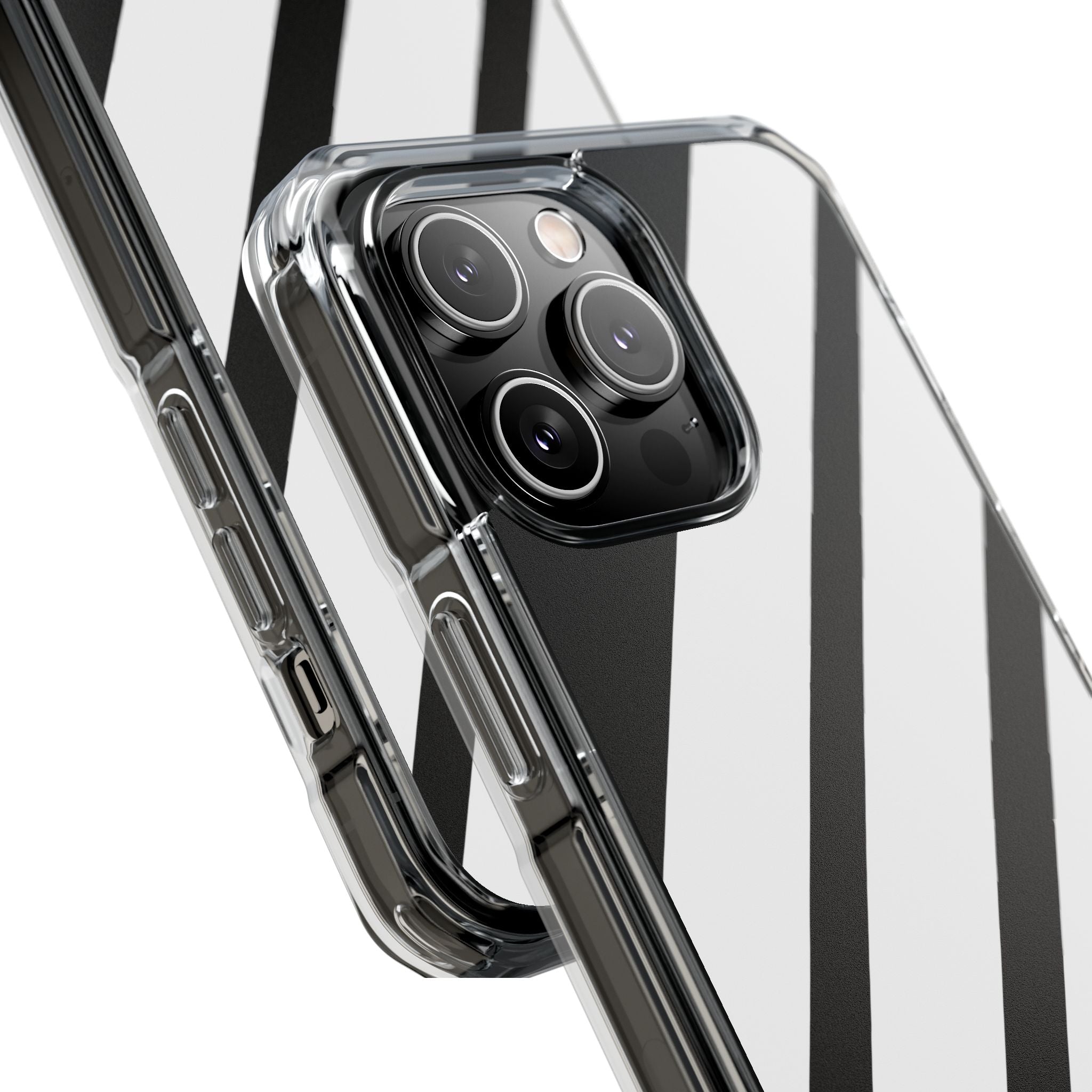 Monochrome Diagonal Symmetry iPhone Case - Impact