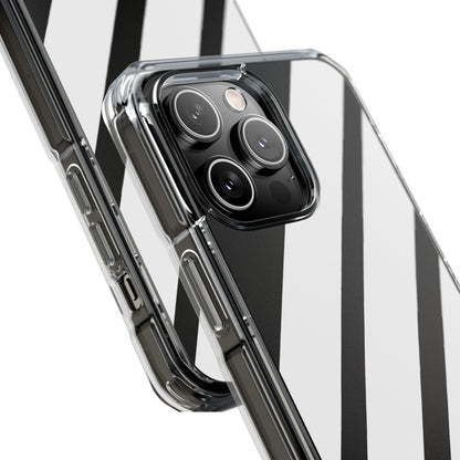 Monochrome Diagonal Symmetry iPhone Case - Impact