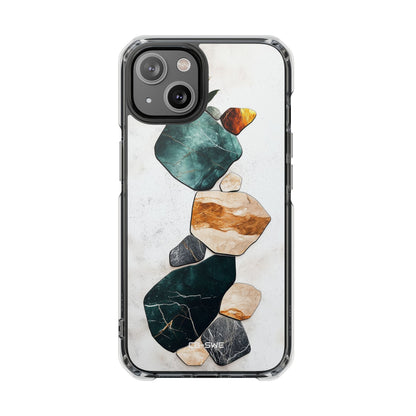 Stone Shapes Embrace iPhone Case - Impact