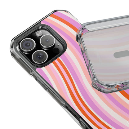 Vibrant Wave Symphony iPhone Case - Impact
