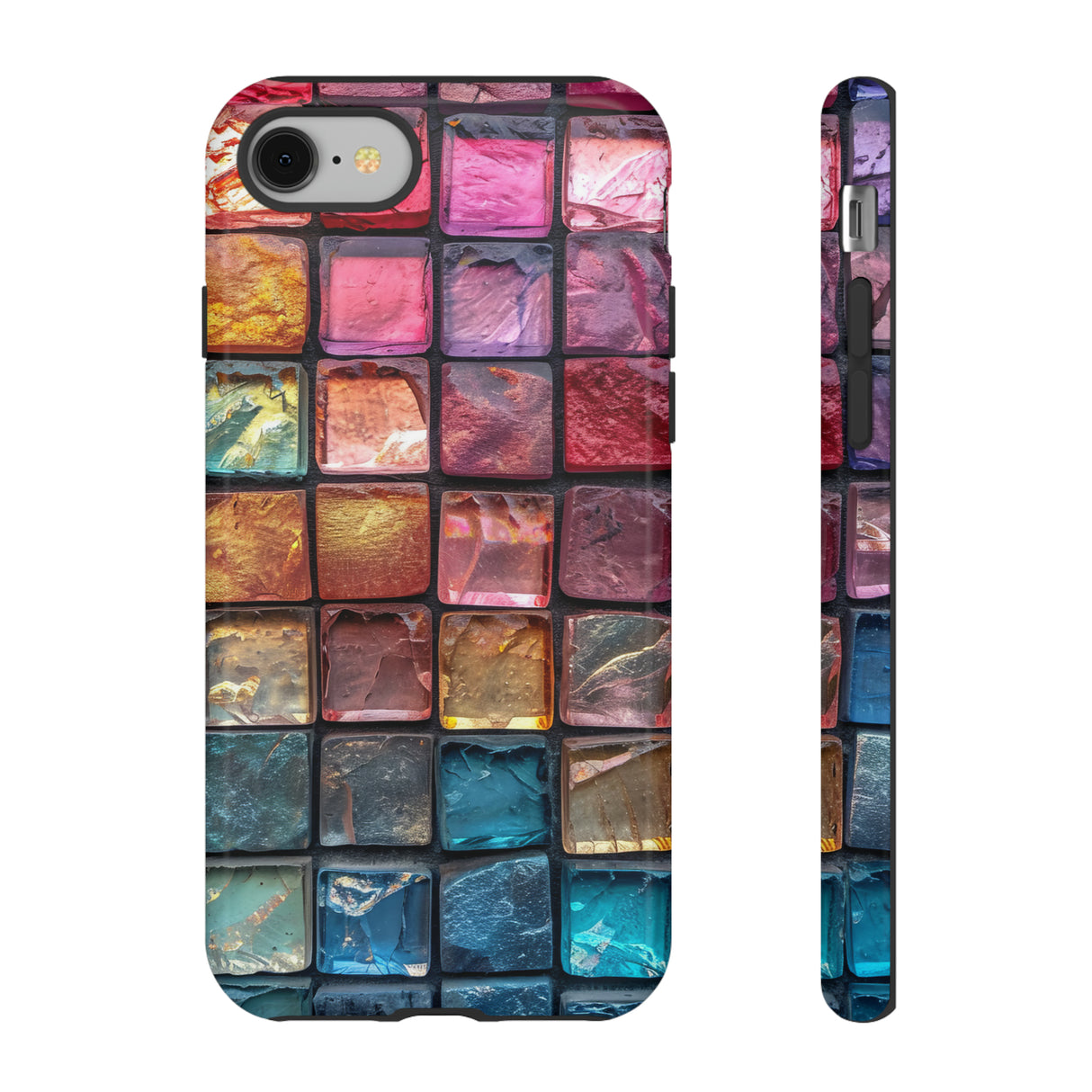 Pastel Mosaic Elegance - Protective Phone Case