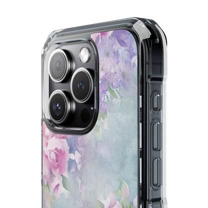 Dreamy Floral Watercolor - Clear Impact iPhone 15 Phone Case