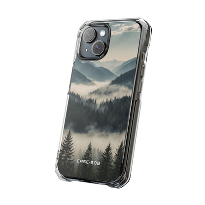 Foggy Pines iPhone 15 Case - Impact