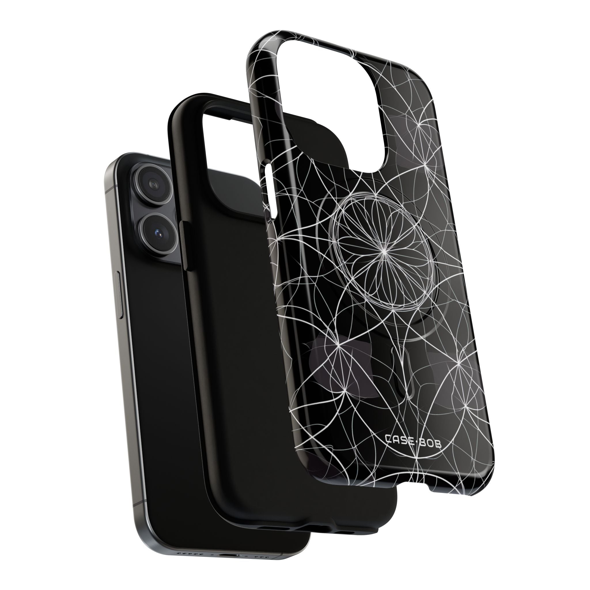 Radiant Petal Orbit iPhone 15 Pro Case - Tough+