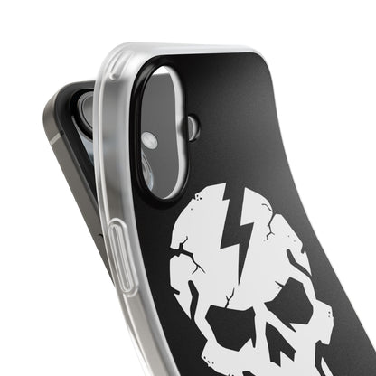 Lightning Skull iPhone 16 Plus Case - Soft