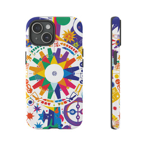 Celestial Horoscope Whirl - Protective Phone Case