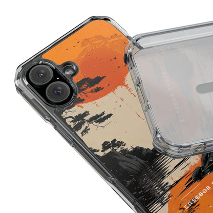 Zen Serenity Sunscape iPhone 16 - Clear Impact Phone Case